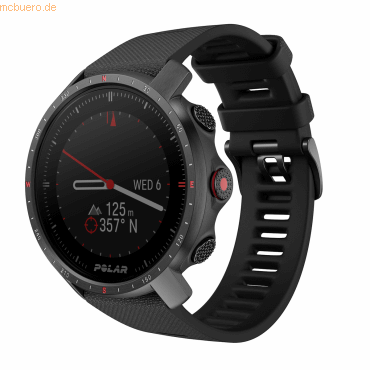 0725882058726 - Smartwatch POLAR GRIT X PRO TITAN Smartwatches grau (titan) Fitness-Tracker