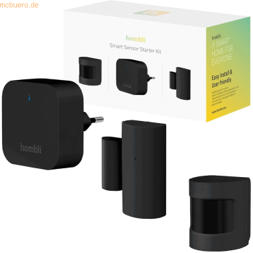8719323919136 - Hombli Smart Sensor Starter Set schwarz 8719323919136 - Hombli Smart Sensor Starter Set schwarz