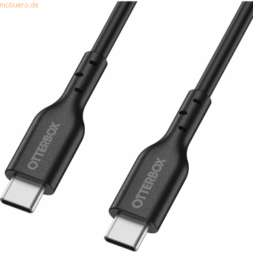 0840304749782 - Otterbox Standard Cable USB C-C 1M USB-PD Black