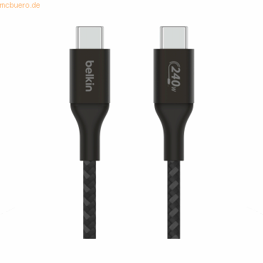 Belkin Belkin BOOST CHARGE 240W USB-C auf USB-C Kabel, 2m, schwarz