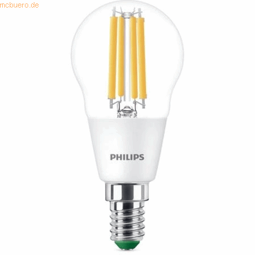 8720169188174 - Ultra Efficient LED Filament Lampe ersetzt 40W E14 Tropfen - P45 23W 485lm 2700K Einerpack