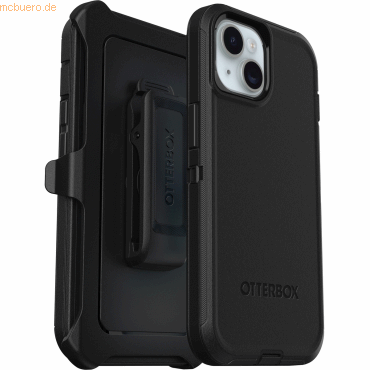 0840304729470 - Otterbox Defender Backcover Apple iPhone 13 iPhone 14 iPhone 15 Schwarz MagSafe kompatibel Standfunktion