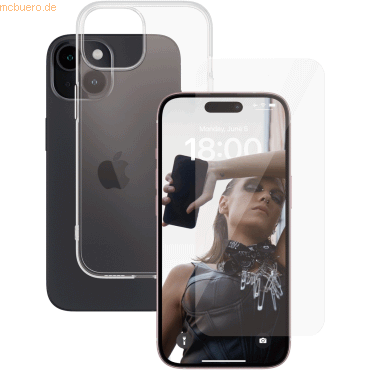 PanzerGlass SAFE. by PanzerGlass 2-in-1-Pack iPhone 15