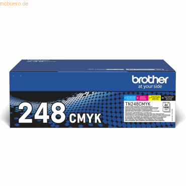 Brother Brother Toner TN-248VAL Value Pack (je 1x BK/M/C/Y)