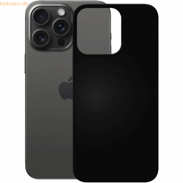 4048466958776 - PEDEA PEDEA Soft TPU Case für iPhone 15 Pro schwarz