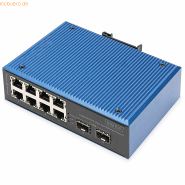 4016032490265 - DN-651146 Industrial Ethernet Switch 8 + 2 Port 10 100 1000 MBit s 4016032490265 - DN-651146 Industrial Ethernet Switch 8 + 2 Port 10 100 1000 MBit s