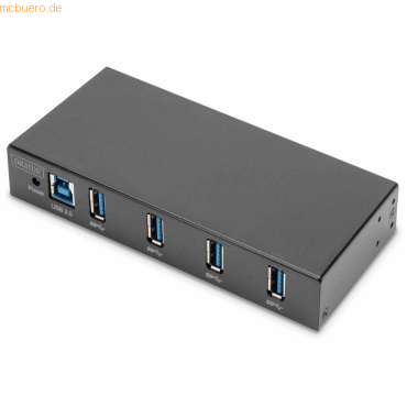 4016032490470 - DIGITUS - hub - industrial line - 4 ports USB-Hubs - USB 32 - 4 - Schwarz