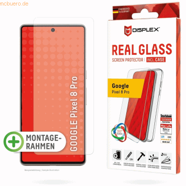 E.V.I. DISPLEX Real Glass + Case Set Google Pixel 8 Pro