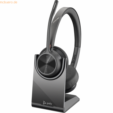 Hewlett Packard Poly BT Headset Voyager 4320 UC Stereo USB-C mit Stand