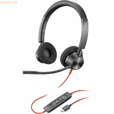 Hewlett Packard Poly Headset Blackwire C3320-M binaural USB-C Teams