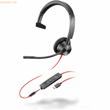 0197498429038 - Blackwire 3315 - Blackwire 3300 series - Headset - On-Ear - kabelgebunden - aktive Rauschunterdrückung