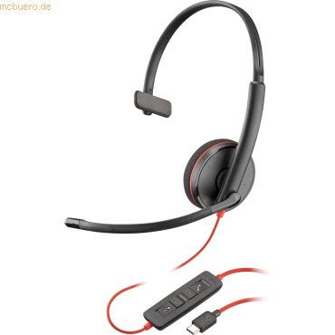 0197497213836 - Blackwire 3210 - Blackwire 3200 Series - Headset - On-Ear - kabelgebunden - USB-C 0197497213836 - Blackwire 3210 - Blackwire 3200 Series - Headset - On-Ear - kabelgebunden - USB-C