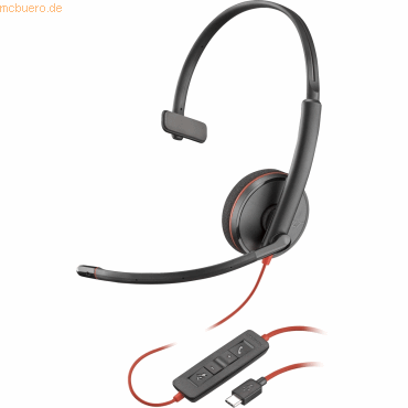 Hewlett Packard Poly Headset Blackwire C3210 Mono USB-C/A (bulk)