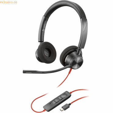 Hewlett Packard Poly Headset Blackwire C3320 Stereo USB-C/A