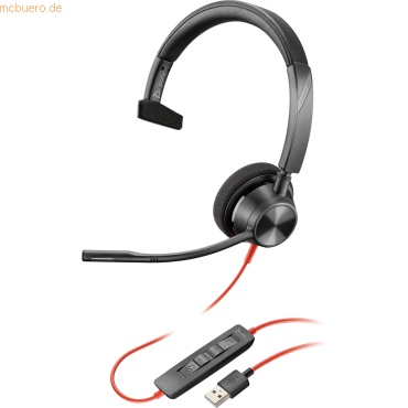 Hewlett Packard Poly Headset Blackwire C3310 monaural USB-A