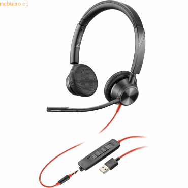 0197029480422 - Blackwire 3325 - Blackwire 3300 series - Headset - On-Ear - kabelgebunden - aktive Rauschunterdrückung