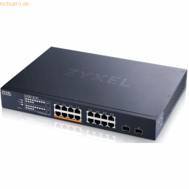 Zyxel ZyXEL XMG1915-18EP16-Port 2.5GbE, 2 SFP+, 8 x PoE++ Switch
