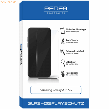 4048466960601 - PEDEA PEDEA Display-Schutzglas Samsung Galaxy A15 5G A15 LTE