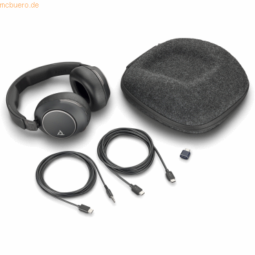 Hewlett Packard Poly Bluetooth Headset Voyager Surround 80 USB-A/C