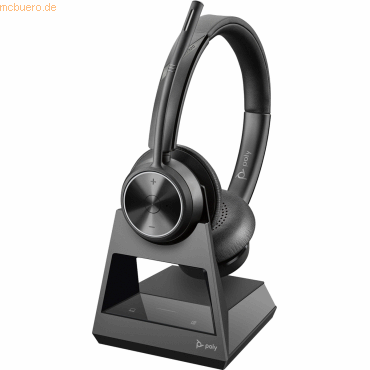 0197497837711 - HP Poly Savi 7320 UC DECT Computer On Ear Headset DECT Stereo Schwarz Mikrofon-Rauschunterdrückung Lautstärkeregelung Mikrofon-Stummschaltung 0197497837711 - HP Poly Savi 7320 UC DECT Computer On Ear Headset DECT Stereo Schwarz Mikrofon-Rauschunterdrückung Lautstärkeregelung Mikrofon-Stummschaltung