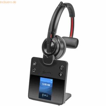 0197497838572 - HP Poly Savi 8410 Office Computer On Ear Headset DECT Bluetooth® Mono Schwarz Noise Cancelling Lautstärkeregelung Mikrofon-Stummschaltung 0197497838572 - HP Poly Savi 8410 Office Computer On Ear Headset DECT Bluetooth® Mono Schwarz Noise Cancelling Lautstärkeregelung Mikrofon-Stummschaltung