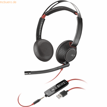 0197497213751 - Blackwire C5220 - Blackwire 5200 series - Headset - On-Ear - kabelgebunden - aktive Rauschunterdrückung