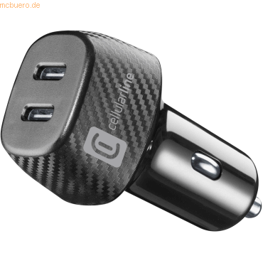 Cellularline Cellularline USB Car Charger Multipower Duo 40W Black