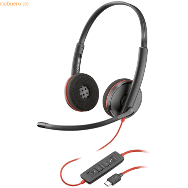 Hewlett Packard Poly Headset Blackwire C3220 Stereo USB-C/A