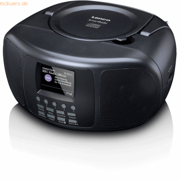 Lenco LENCO SCD-6000 Boombox-Internetradio mit DAB+/FM-Radio und BT