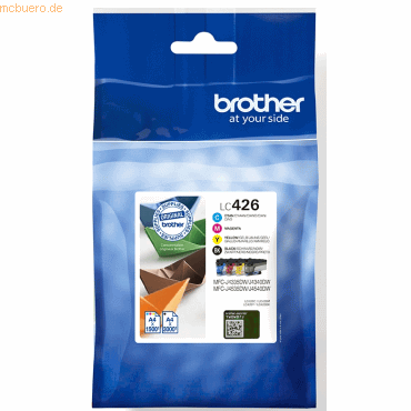 Brother Brother Tintenpatrone LC-426VAL Multipack (je 1x BK/M/C/Y)