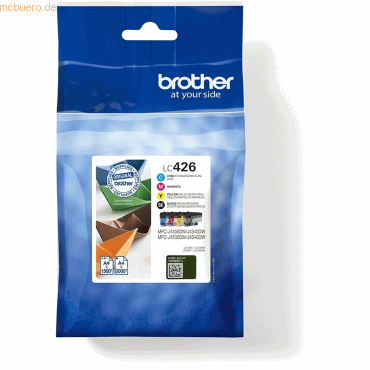 Brother Brother Tintenpatrone LC-426VAL Multipack (je 1x BK/M/C/Y)