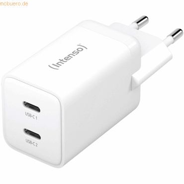 Intenso International Intenso Power Adapter 40W, 2x USB-C