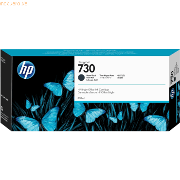 Hewlett Packard HP 730 DesignJet Druckerpatrone Mattschwarz 300 ml