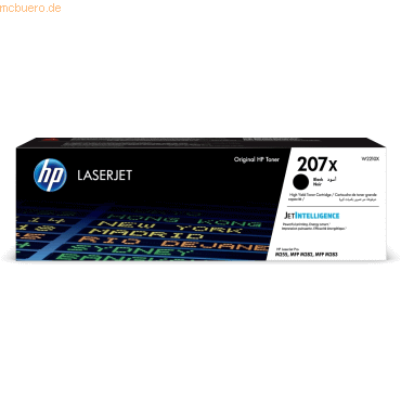 Hewlett Packard HP 207X Schwarz Original LaserJet Tonerkartusche