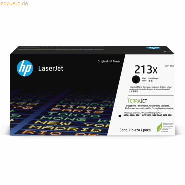 Hewlett Packard HP 213X Schwarz Original LaserJet-Tonerkartusche