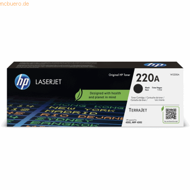 Hewlett Packard HP 220A Schwarz Original LaserJet- Tonerkartusche