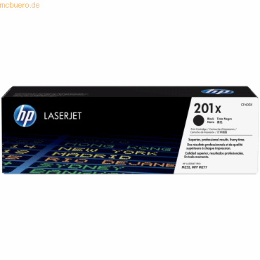 Hewlett Packard HP 201X Schwarz Original LaserJet Tonerkartusche