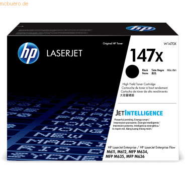 Hewlett Packard HP 147X Schwarz Original LaserJet Tonerkartusche