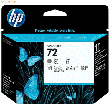 Hewlett Packard HP 72 Grau/Fotoschwarz DesignJet Druckkopf