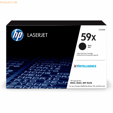 Hewlett Packard HP 59X Schwarz Original LaserJet Tonerkartusche