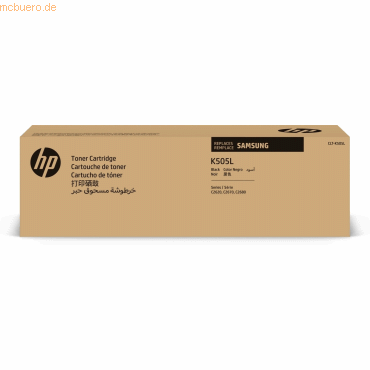 0191628447244 - Samsung Original CLT-K505L Toner schwarz 6000 Seiten (CLT-K505L ELS) für ProXpress C2620DW C2670FW C2680FX