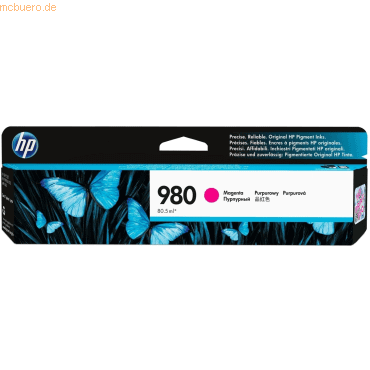 Hewlett Packard HP 980 Magenta Original Druckerpatrone