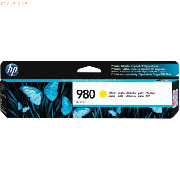 Hewlett Packard HP 980 Gelb Original Druckerpatrone