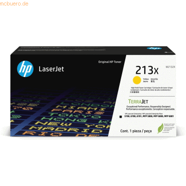 Hewlett Packard HP 213X Gelb Original LaserJet-Tonerkartusche