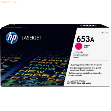 Hewlett Packard HP 653A Magenta Original LaserJet Tonerkartusche