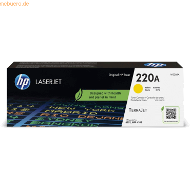 Hewlett Packard HP 220A Gelb Original LaserJet-Tonerkartusche