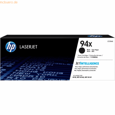 Hewlett Packard HP 94X Schwarz Original LaserJet Tonerkartusche