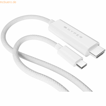 Targus Hyper 4K USB-C to HDMI Cable, White