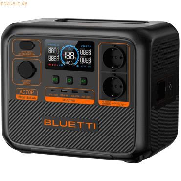 BLUETTI BLUETTI Portable Power Station AC70P-Black-EU