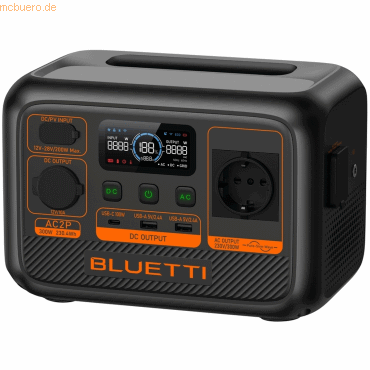 BLUETTI BLUETTI Portable Power Station AC2P-Black-EU